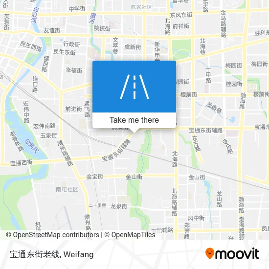 宝通东街老线 map