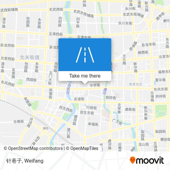 针巷子 map