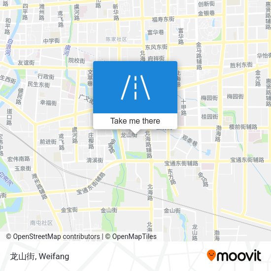 龙山街 map