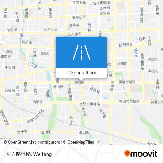 东方路辅路 map