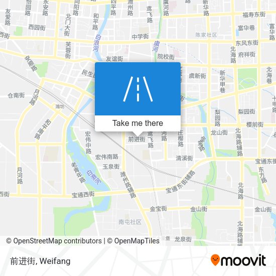 前进街 map