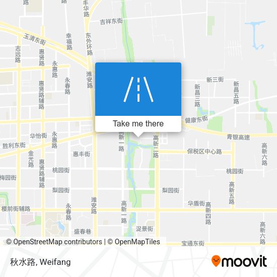 秋水路 map