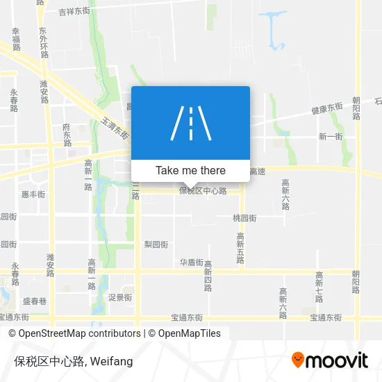 保税区中心路 map