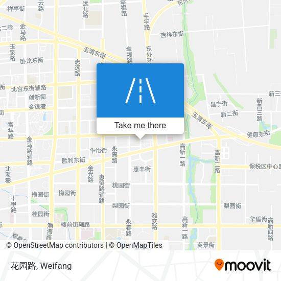 花园路 map