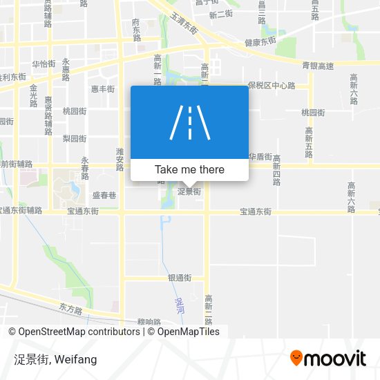 浞景街 map