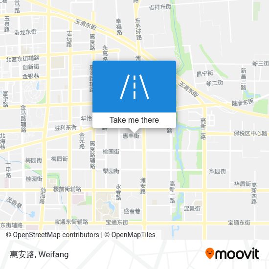 惠安路 map