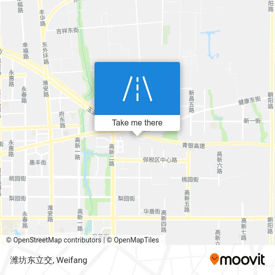 潍坊东立交 map