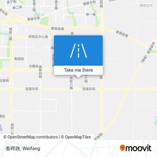 春晖路 map