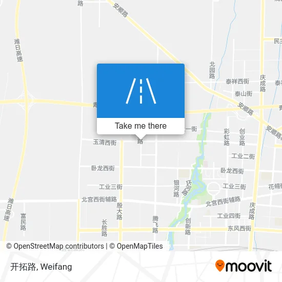 开拓路 map