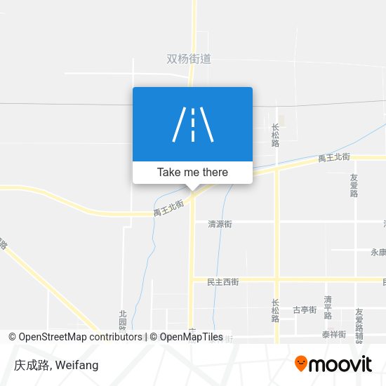 庆成路 map
