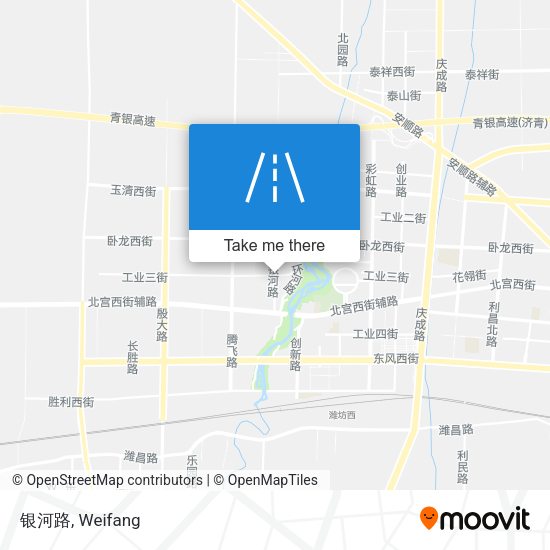 银河路 map