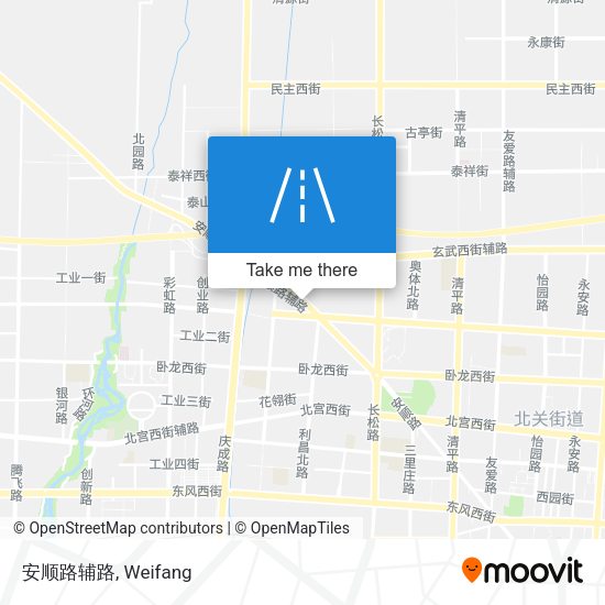 安顺路辅路 map