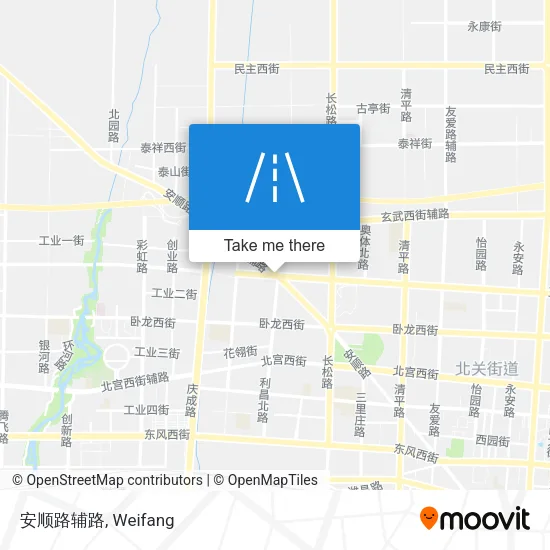 安顺路辅路 map