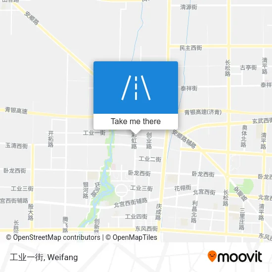 工业一街 map