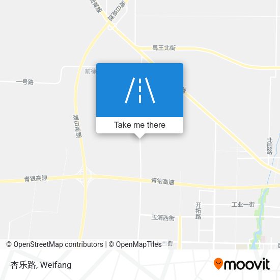 杏乐路 map