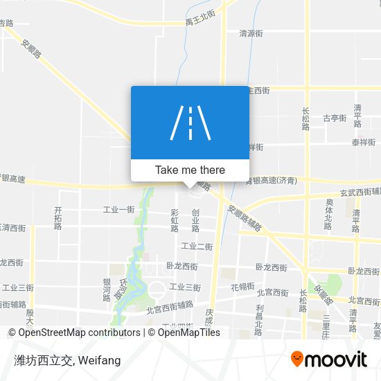 潍坊西立交 map