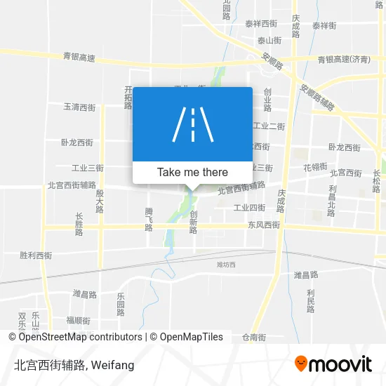 北宫西街辅路 map