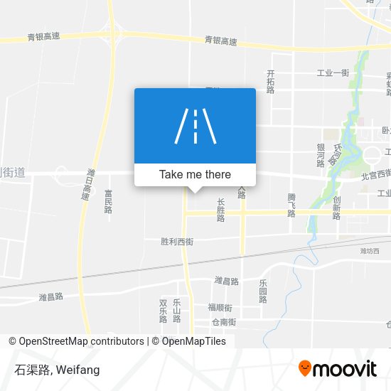 石渠路 map