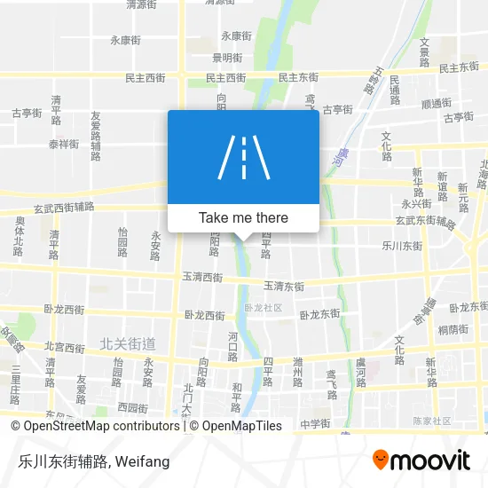 乐川东街辅路 map
