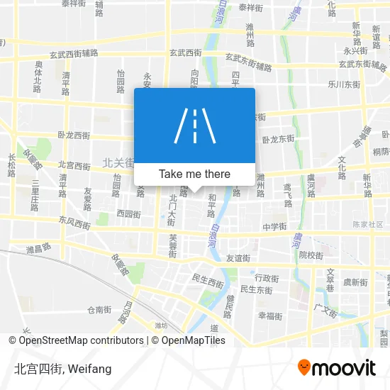 北宫四街 map