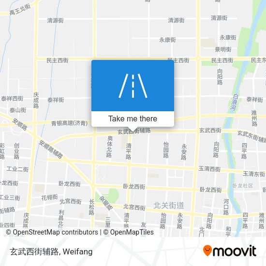 玄武西街辅路 map