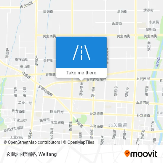 玄武西街辅路 map