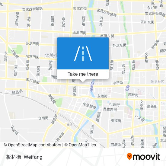 板桥街 map