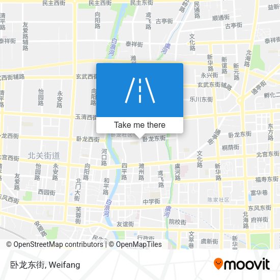 卧龙东街 map