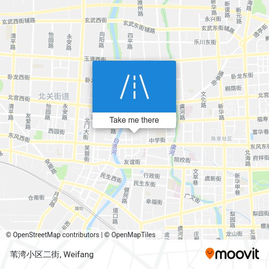 苇湾小区二街 map