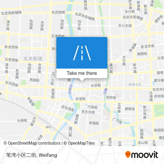 苇湾小区二街 map