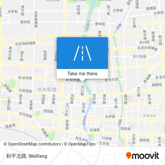 和平北路 map