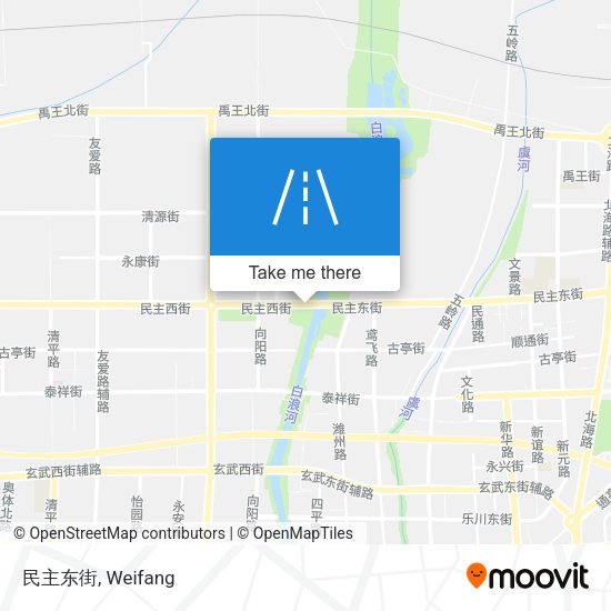 民主东街 map