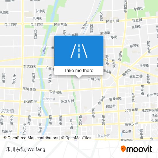 乐川东街 map