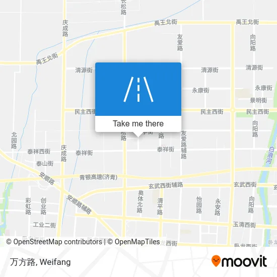 万方路 map