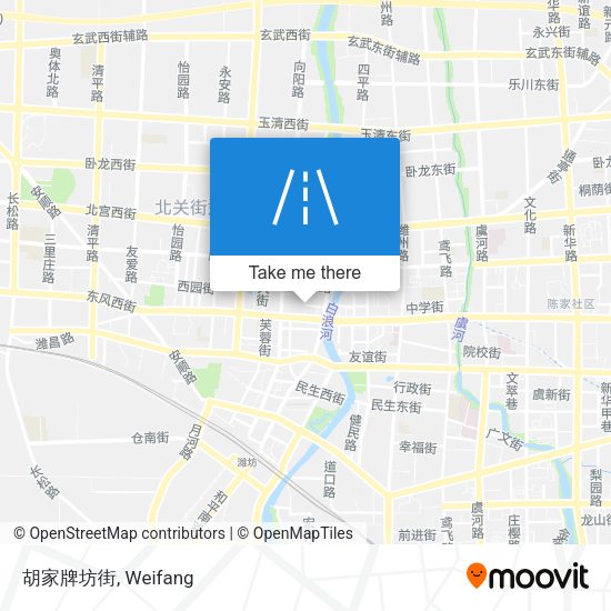 胡家牌坊街 map