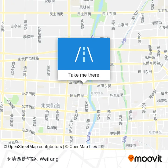 玉清西街辅路 map