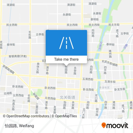 怡园路 map