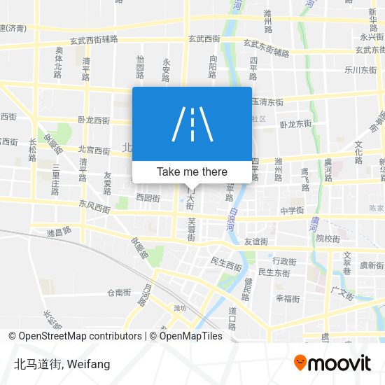 北马道街 map