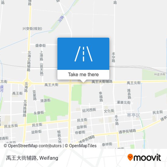 禹王大街辅路 map
