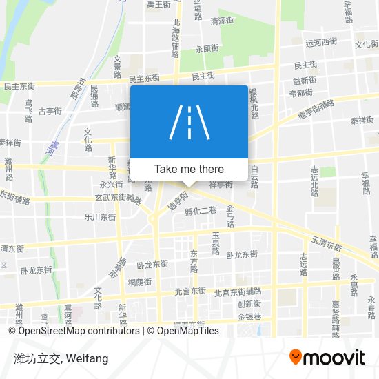 潍坊立交 map