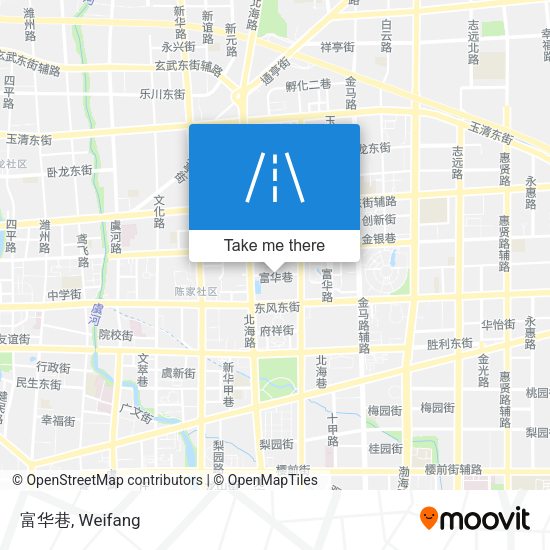 富华巷 map