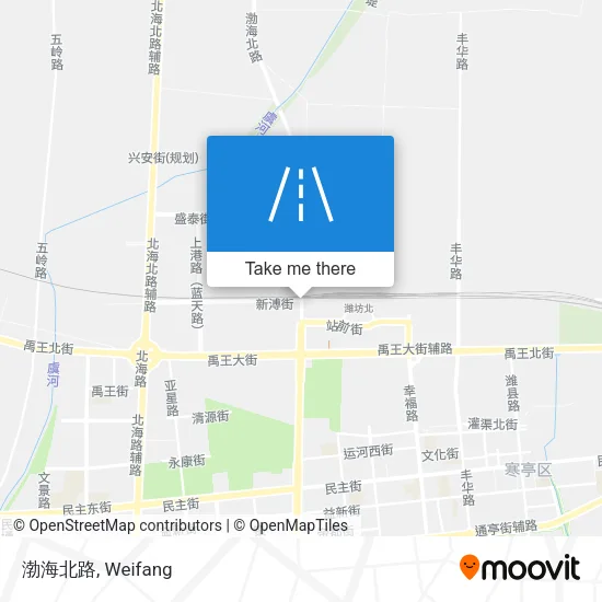 渤海北路 map