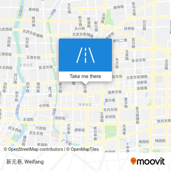 新元巷 map