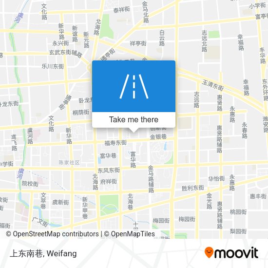 上东南巷 map