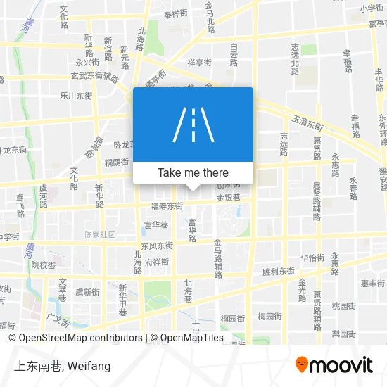 上东南巷 map