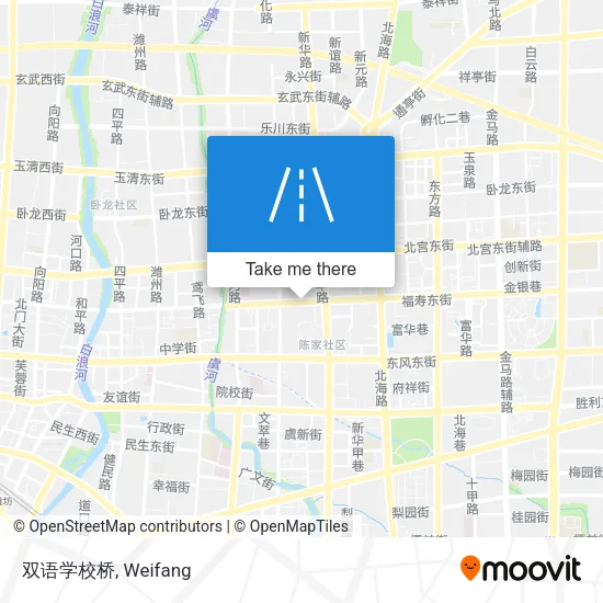 双语学校桥 map