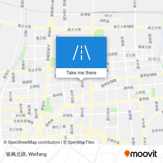 银枫北路 map