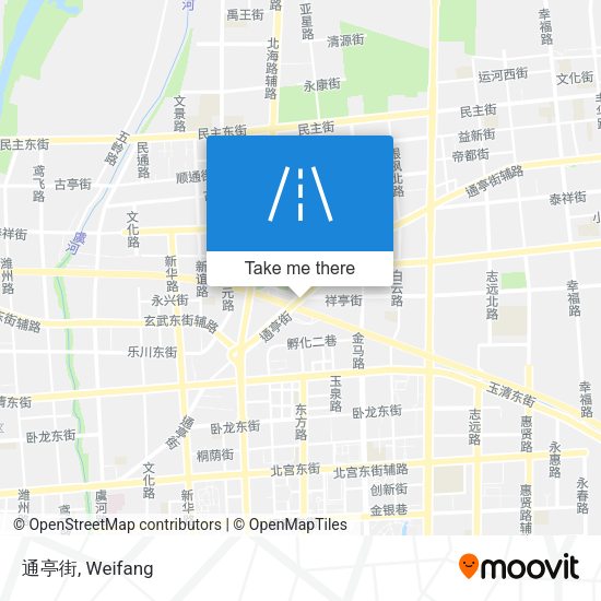 通亭街 map