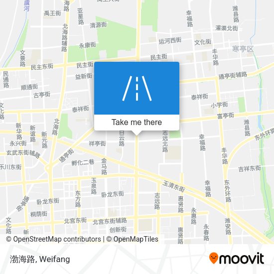 渤海路 map