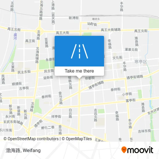 渤海路 map